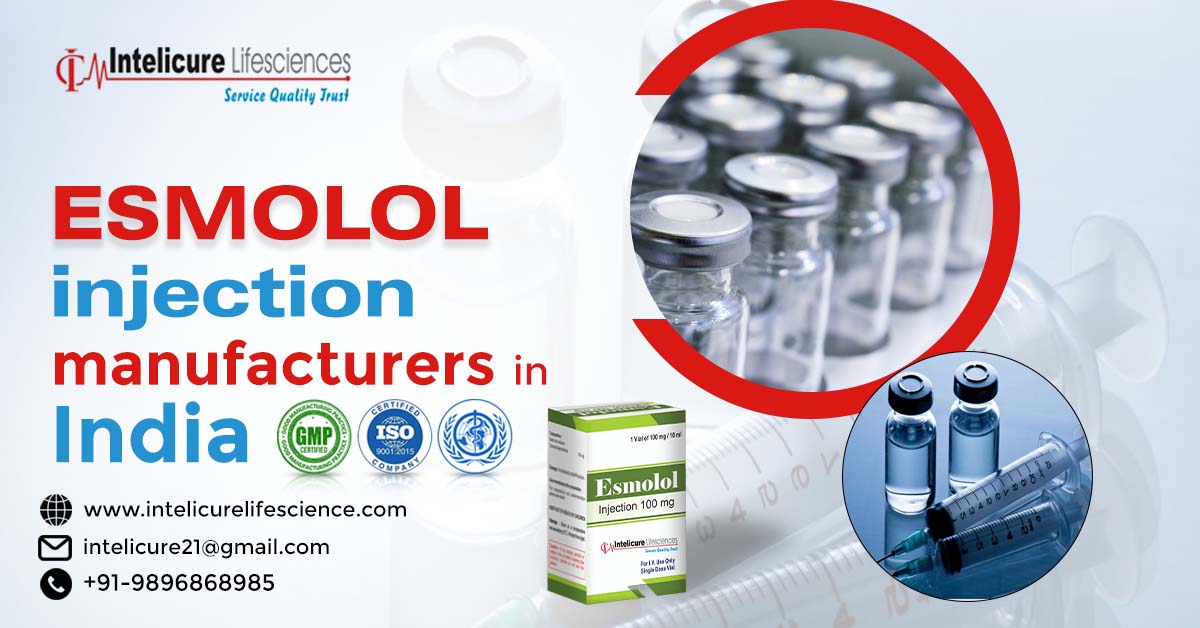 Esmolol Injection Manufacturers in India