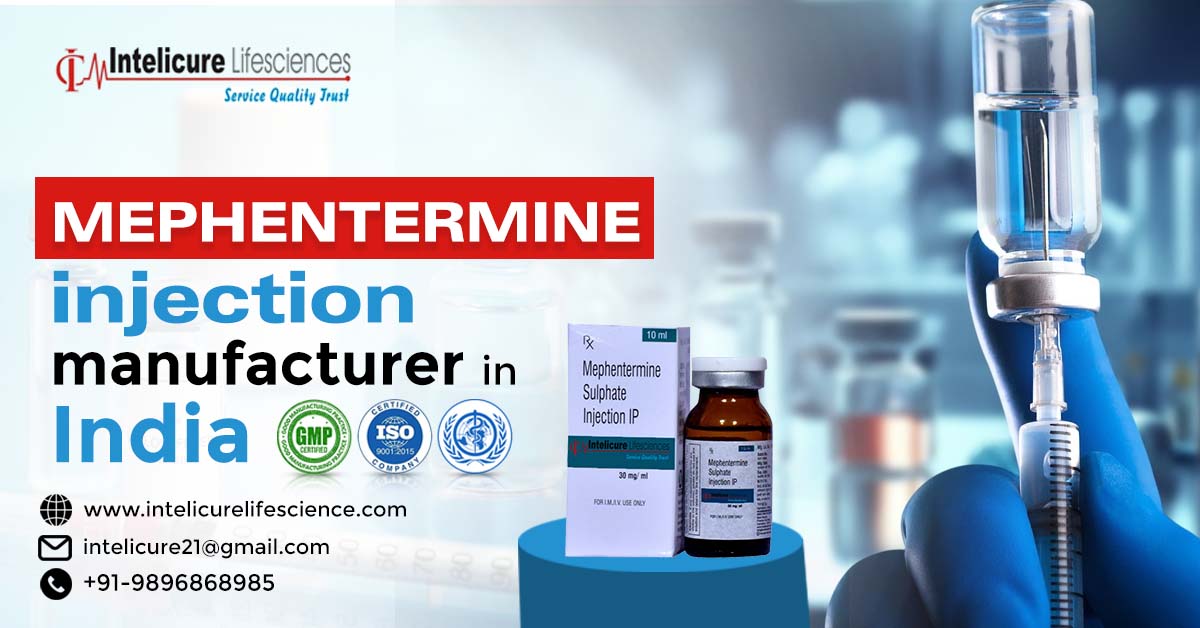 Mephentermine injection manufacturer in India